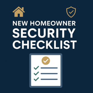 new homeowner security checklist