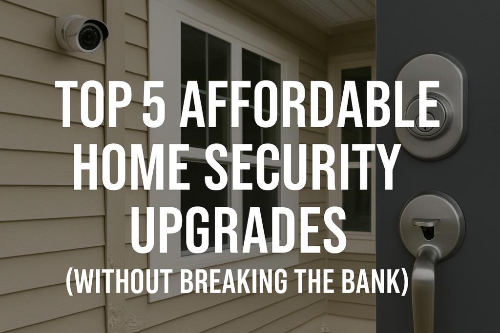 affordable home security upgrades