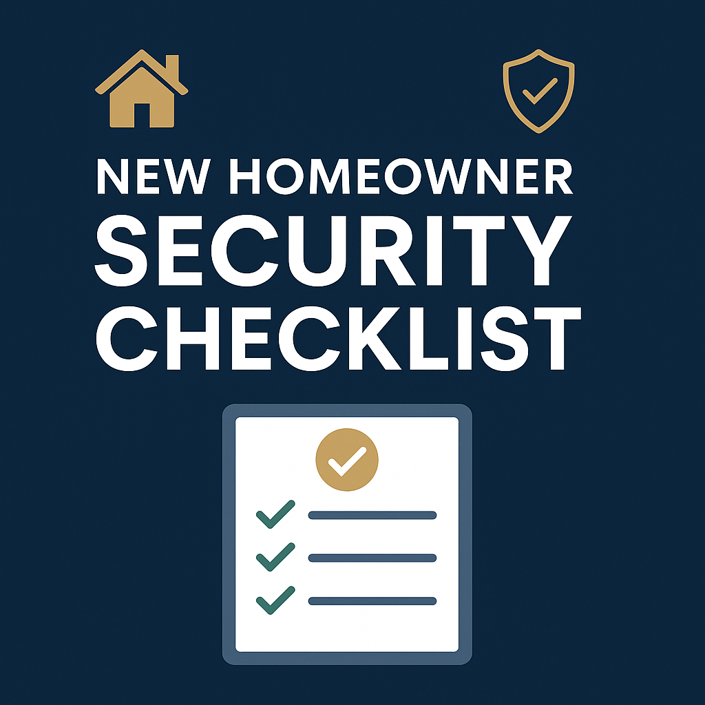 new homeowner security checklist